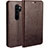 Coque Portefeuille Livre Cuir Etui Clapet T05 pour Xiaomi Redmi Note 8 Pro Marron