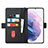Coque Portefeuille Livre Cuir Etui Clapet T05D pour Samsung Galaxy S21 5G Petit