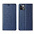Coque Portefeuille Livre Cuir Etui Clapet T06 pour Apple iPhone 11 Pro Bleu