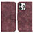 Coque Portefeuille Livre Cuir Etui Clapet T06 pour Apple iPhone 13 Pro Max Violet