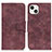 Coque Portefeuille Livre Cuir Etui Clapet T06 pour Apple iPhone 14 Plus Violet