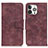 Coque Portefeuille Livre Cuir Etui Clapet T06 pour Apple iPhone 14 Pro Violet