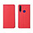 Coque Portefeuille Livre Cuir Etui Clapet T06 pour Huawei Honor 20 Lite Rouge