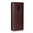 Coque Portefeuille Livre Cuir Etui Clapet T06 pour Huawei Mate 20 X 5G Marron