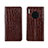 Coque Portefeuille Livre Cuir Etui Clapet T06 pour Huawei Mate 30 Pro 5G Marron