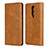 Coque Portefeuille Livre Cuir Etui Clapet T06 pour OnePlus 8 Orange