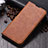 Coque Portefeuille Livre Cuir Etui Clapet T06 pour Samsung Galaxy Note 10 Plus Orange