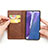 Coque Portefeuille Livre Cuir Etui Clapet T06 pour Samsung Galaxy Note 20 5G Petit