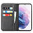 Coque Portefeuille Livre Cuir Etui Clapet T06D pour Samsung Galaxy S21 5G Petit