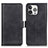 Coque Portefeuille Livre Cuir Etui Clapet T07 pour Apple iPhone 13 Pro Max Noir