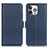 Coque Portefeuille Livre Cuir Etui Clapet T07 pour Apple iPhone 14 Pro Bleu