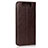 Coque Portefeuille Livre Cuir Etui Clapet T07 pour Samsung Galaxy A80 Marron