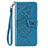 Coque Portefeuille Livre Cuir Etui Clapet T07 pour Xiaomi Mi 10 Pro Bleu Ciel