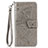 Coque Portefeuille Livre Cuir Etui Clapet T07 pour Xiaomi Mi 10 Pro Gris