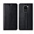 Coque Portefeuille Livre Cuir Etui Clapet T07 pour Xiaomi Redmi Note 9 Noir