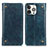 Coque Portefeuille Livre Cuir Etui Clapet T08 pour Apple iPhone 14 Pro Bleu