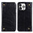 Coque Portefeuille Livre Cuir Etui Clapet T08 pour Apple iPhone 14 Pro Max Noir