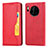 Coque Portefeuille Livre Cuir Etui Clapet T08 pour Huawei Mate 30 5G Rouge