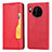 Coque Portefeuille Livre Cuir Etui Clapet T08 pour Huawei Mate 30E Pro 5G Rouge
