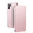 Coque Portefeuille Livre Cuir Etui Clapet T08 pour Huawei P30 Pro New Edition Or Rose