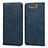 Coque Portefeuille Livre Cuir Etui Clapet T08 pour Samsung Galaxy A80 Bleu