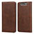 Coque Portefeuille Livre Cuir Etui Clapet T08 pour Samsung Galaxy A80 Marron