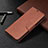 Coque Portefeuille Livre Cuir Etui Clapet T08 pour Samsung Galaxy Note 20 Ultra 5G Marron