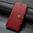 Coque Portefeuille Livre Cuir Etui Clapet T08 pour Xiaomi Mi 10 Rouge