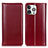 Coque Portefeuille Livre Cuir Etui Clapet T09 pour Apple iPhone 14 Pro Rouge