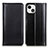 Coque Portefeuille Livre Cuir Etui Clapet T09 pour Apple iPhone 15 Noir