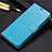 Coque Portefeuille Livre Cuir Etui Clapet T09 pour Huawei Honor 20 Pro Bleu Ciel