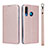 Coque Portefeuille Livre Cuir Etui Clapet T09 pour Huawei P30 Lite New Edition Or Rose