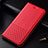 Coque Portefeuille Livre Cuir Etui Clapet T09 pour Huawei P30 Rouge