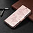 Coque Portefeuille Livre Cuir Etui Clapet T09 pour Xiaomi Redmi 9AT Or Rose