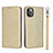 Coque Portefeuille Livre Cuir Etui Clapet T10 pour Apple iPhone 11 Pro Max Or