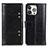 Coque Portefeuille Livre Cuir Etui Clapet T10 pour Apple iPhone 14 Pro Max Noir