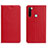 Coque Portefeuille Livre Cuir Etui Clapet T10 pour Xiaomi Redmi Note 8 (2021) Rouge