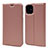 Coque Portefeuille Livre Cuir Etui Clapet T11 pour Apple iPhone 11 Or Rose