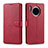 Coque Portefeuille Livre Cuir Etui Clapet T11 pour Huawei Mate 30 5G Rouge