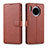 Coque Portefeuille Livre Cuir Etui Clapet T11 pour Huawei Mate 30 Marron