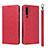 Coque Portefeuille Livre Cuir Etui Clapet T11 pour Huawei P30 Rouge