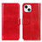 Coque Portefeuille Livre Cuir Etui Clapet T12 pour Apple iPhone 13 Rouge