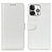 Coque Portefeuille Livre Cuir Etui Clapet T12 pour Apple iPhone 14 Pro Blanc