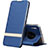 Coque Portefeuille Livre Cuir Etui Clapet T12 pour Huawei Mate 30 5G Bleu