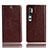 Coque Portefeuille Livre Cuir Etui Clapet T12 pour Xiaomi Mi Note 10 Marron