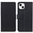 Coque Portefeuille Livre Cuir Etui Clapet T14 pour Apple iPhone 13 Noir