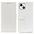 Coque Portefeuille Livre Cuir Etui Clapet T14 pour Apple iPhone 15 Blanc