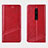 Coque Portefeuille Livre Cuir Etui Clapet T14 pour Xiaomi Mi 9T Pro Rouge