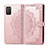 Coque Portefeuille Livre Cuir Etui Clapet T14 pour Xiaomi Poco M3 Or Rose