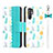 Coque Portefeuille Livre Cuir Etui Clapet T15 pour Huawei P30 Pro New Edition Cyan